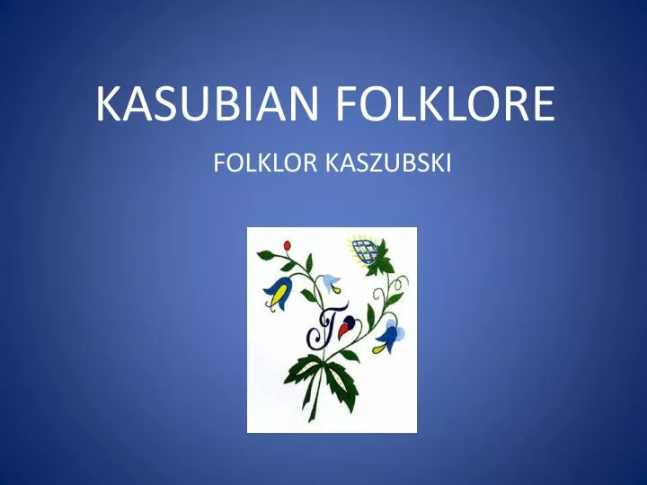 kasubian folklore