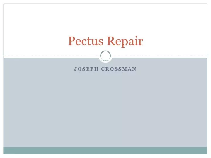pectus repair