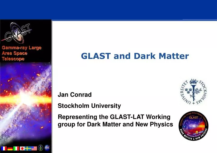 glast and dark matter