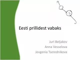 eesti prillidest vabaks