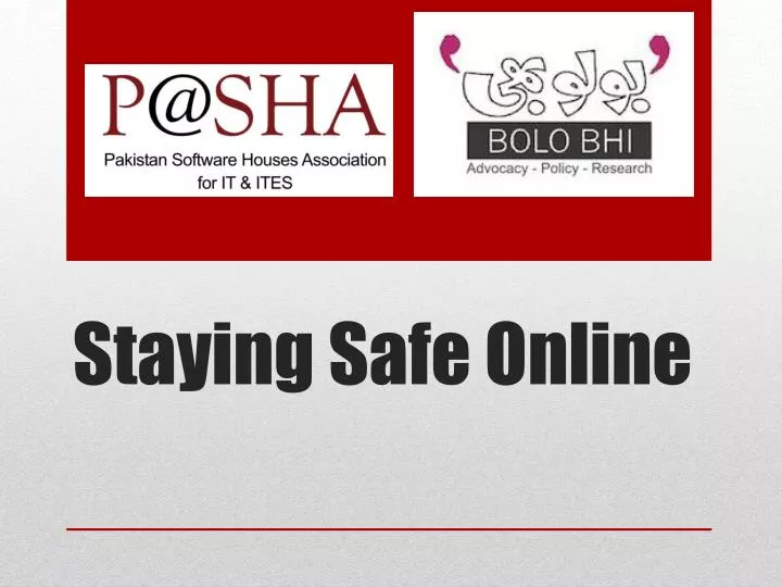 staying safe online