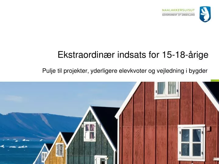 ekstraordin r indsats for 15 18 rige