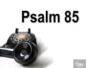 psalm 85