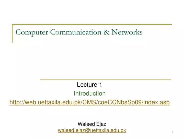 computer communication networks