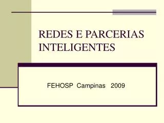 redes e parcerias inteligentes