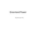 Greenland Power - slide 1