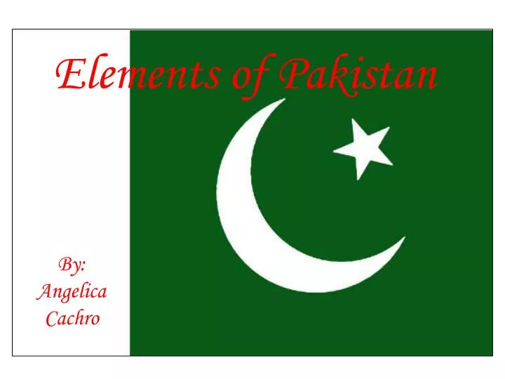 elements of pakistan