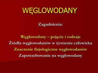 w glowodany