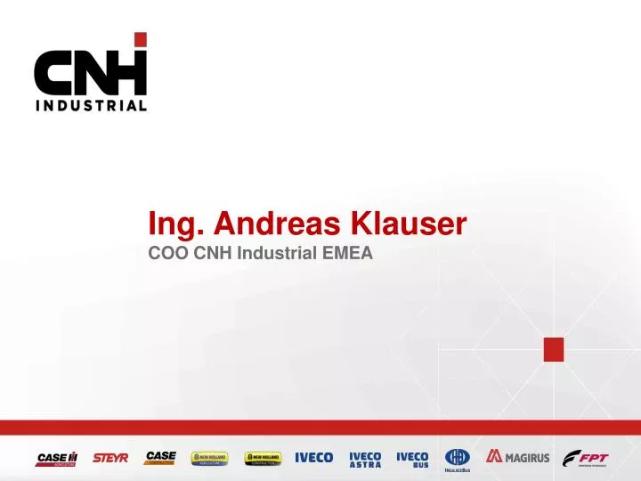 ing andreas klauser coo cnh industrial emea
