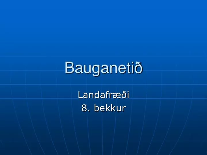 bauganeti