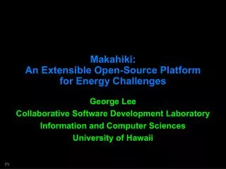 Makahiki: An Extensible Open-Source Platform for Energy Challenges