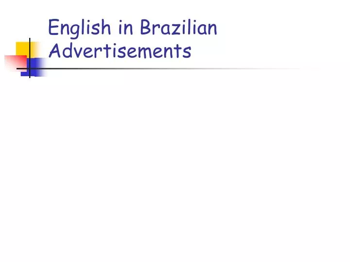 english in brazilian advertisements