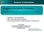 Science of Interaction - slide 1