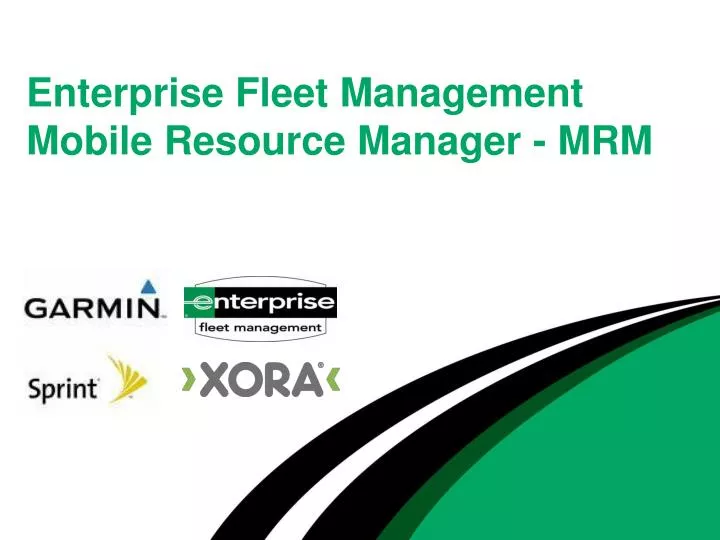 enterprise fleet management mobile resource manager mrm