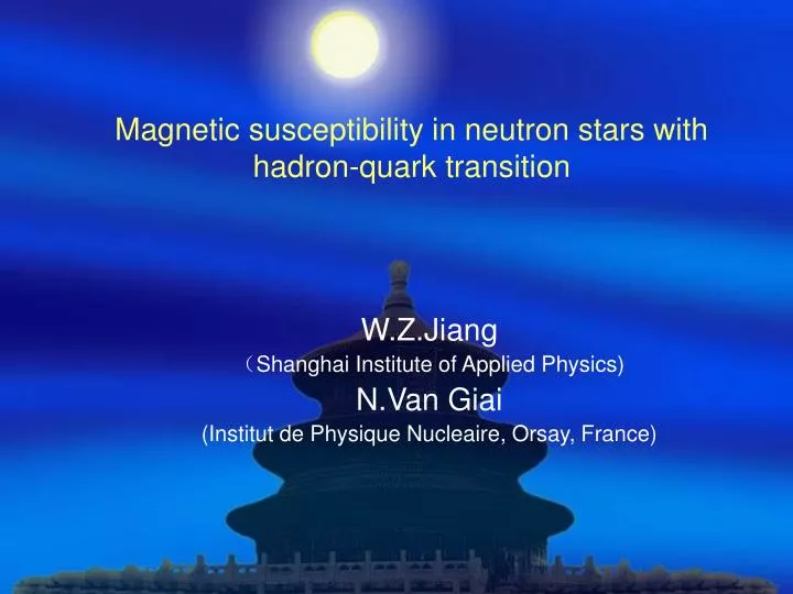 magnetic susceptibility in neutron stars with hadron quark transition