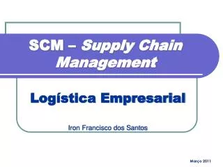 scm supply chain management