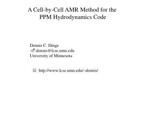 A Cell-by-Cell AMR Method for the PPM Hydrodynamics Code