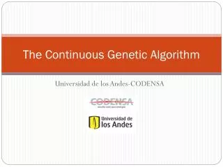 The Continuous Genetic Algorithm