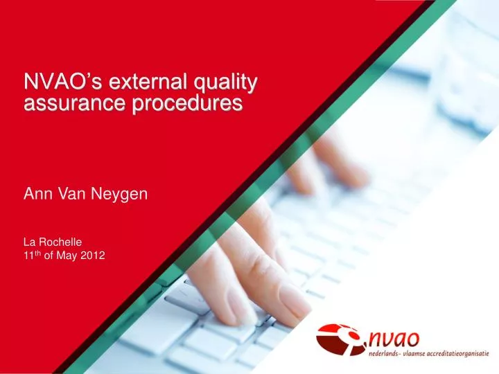 nvao s external quality assurance procedures