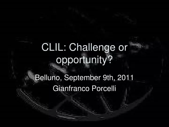 clil challenge or opportunity