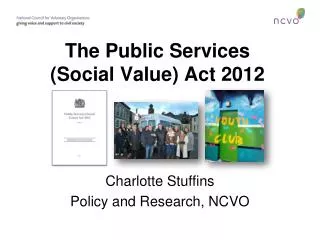 The Public Services (Social Value) Act 2012