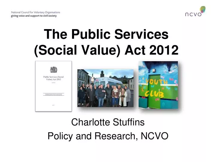 the public services social value act 2012