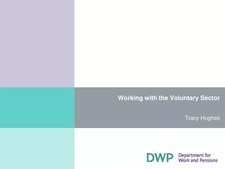 working with the voluntary sector