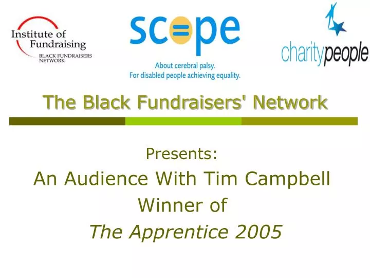 the black fundraisers network