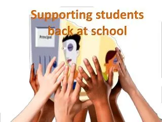 Supporting students back at school