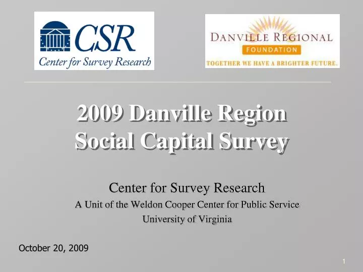 2009 danville region social capital survey