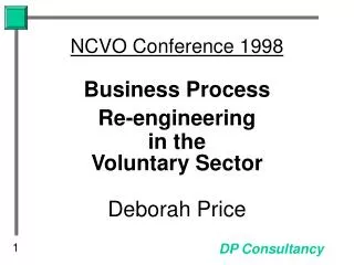 NCVO Conference 1998