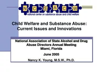 child welfare and substance abuse current issues and innovations