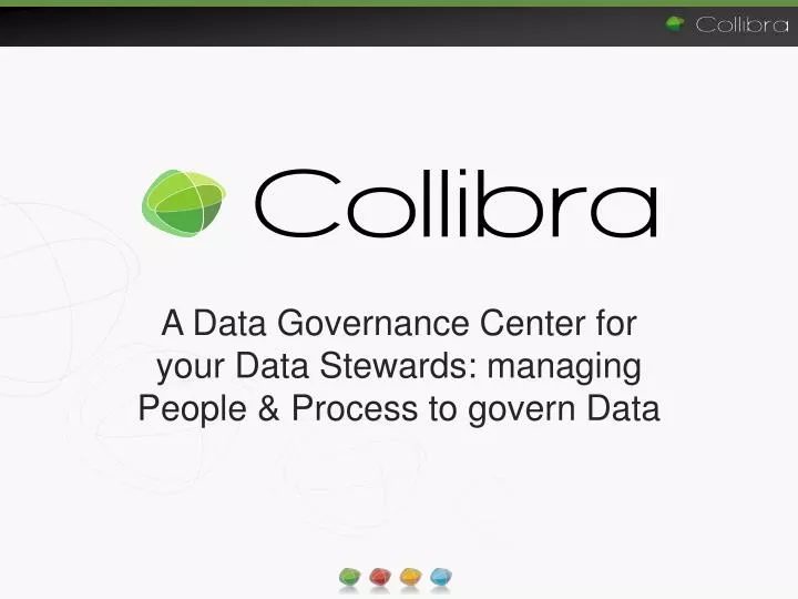 a data governance center for your data stewards managing people process to govern data