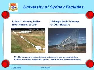 University of Sydney Facilities