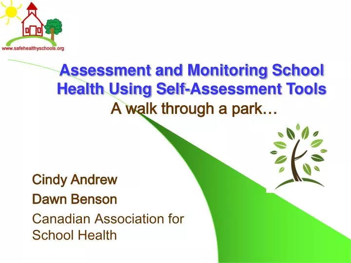 assessment and monitoring school health using self assessment tools