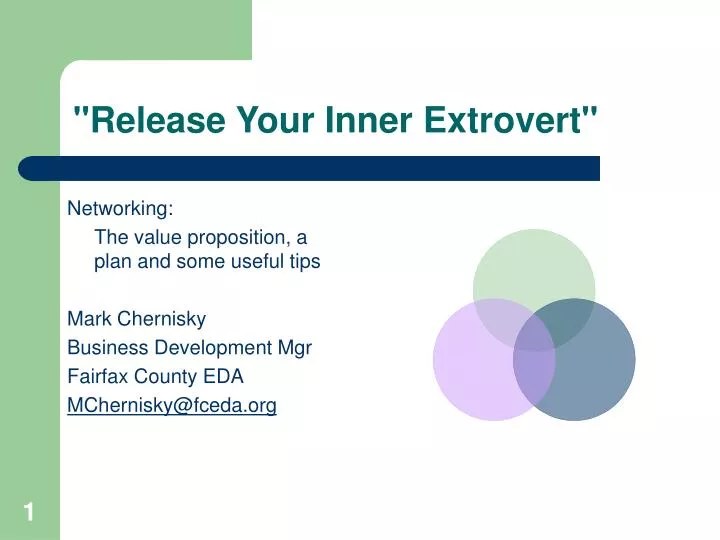 release your inner extrovert