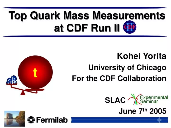 top quark mass measurements at cdf run ii