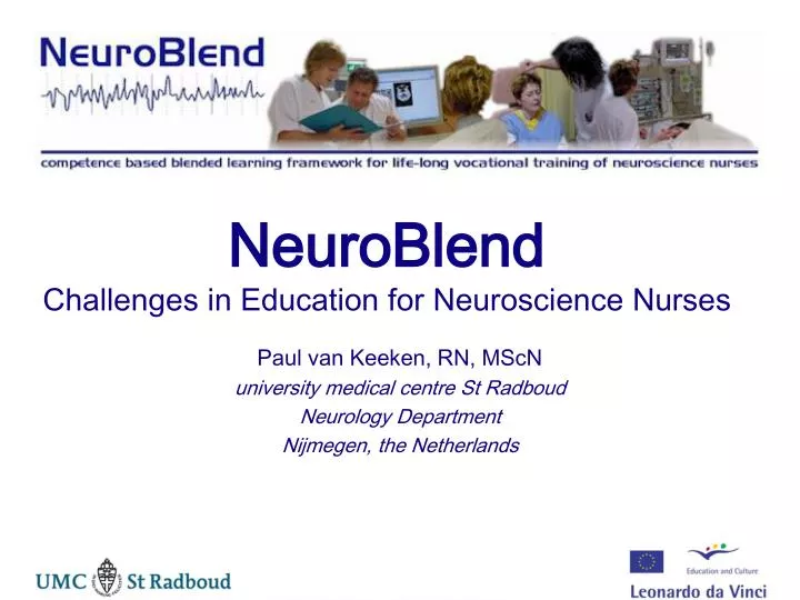 neuroblend challenges in education for neuroscience nurses