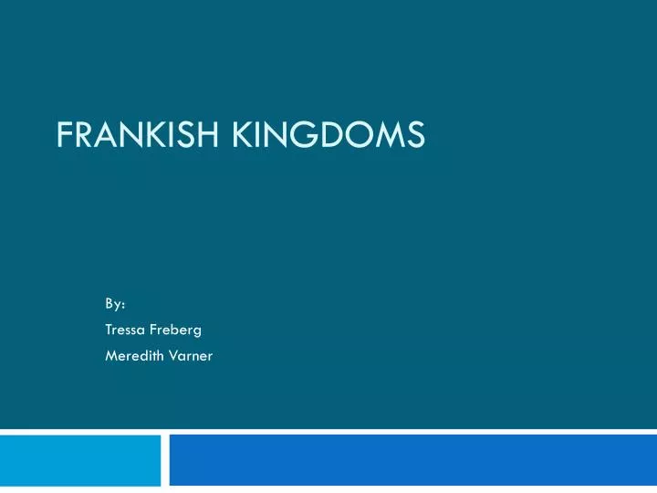 frankish kingdoms