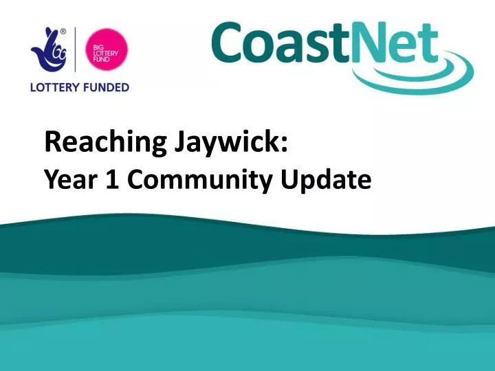 reaching jaywick year 1 community update