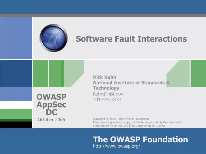 software fault interactions