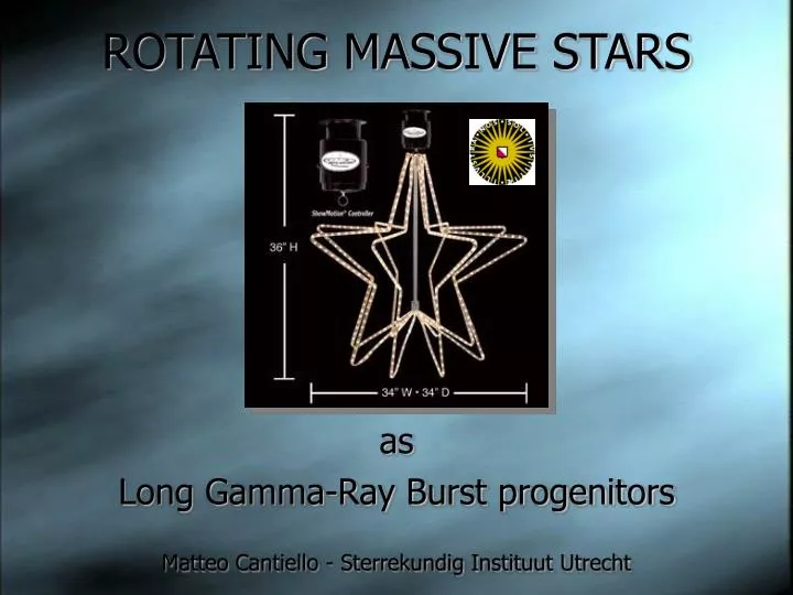 rotating massive stars