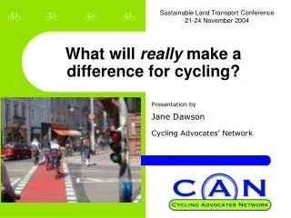 What will really make a difference for cycling?