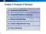 Chapter 3: Analysis of Variance - slide 1