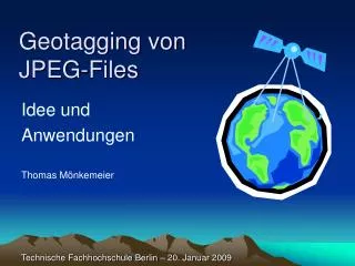 geotagging von jpeg files