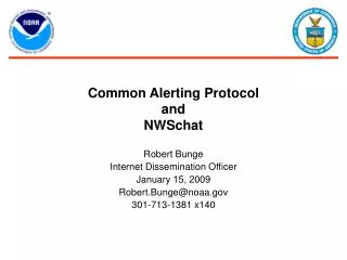 Common Alerting Protocol and NWSchat