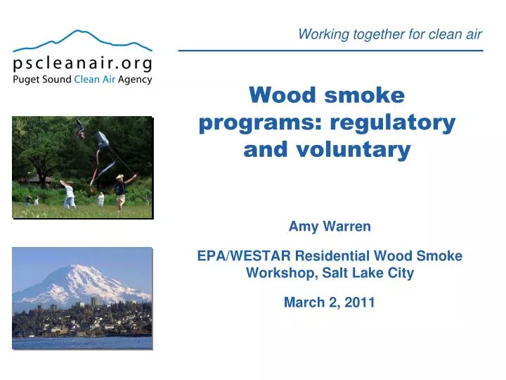 wood smoke programs regulatory and voluntary
