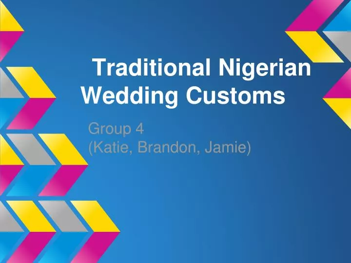 traditional nigerian wedding customs
