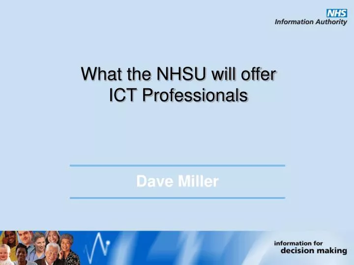 what the nhsu will offer ict professionals