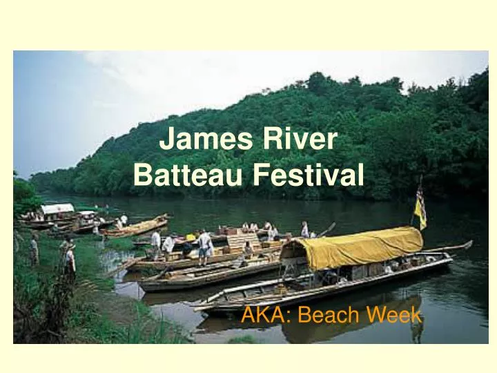 james river batteau festival